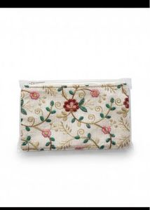 Floral Embroidered Clutch
