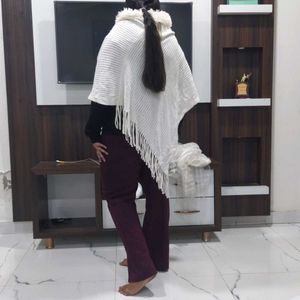 Ponchu Woolen Top