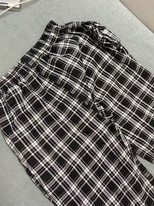 Checkered Casual Pants
