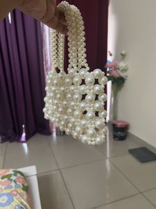 Pearl Beaded Handbag