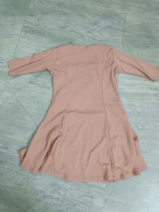 Peach Casual Frock for Girls/Women