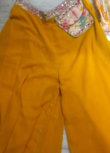 Yellow Palazzo &amp; Top Set