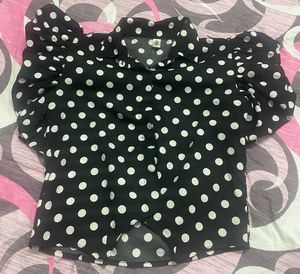 Polka Dot Cute Top