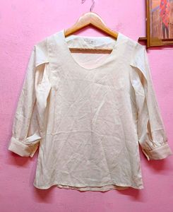 Vintage Cream Blouse