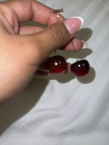 Cherry Drop Earrings