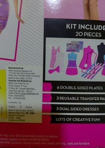 Barbie Fashion Design Plates✨