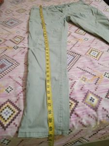 Light Green Men Trouser
