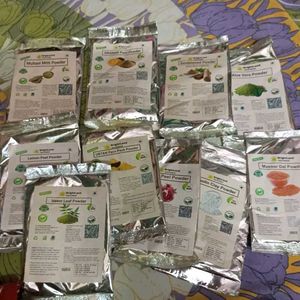 Herbal Face Mask Powders Set