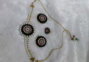 Pearl & Gemstone Jewelry Set