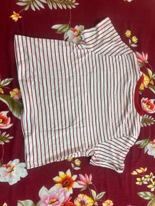 Tshrt(Red and white strip)