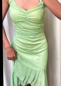 Shimmery Ruffled Dress