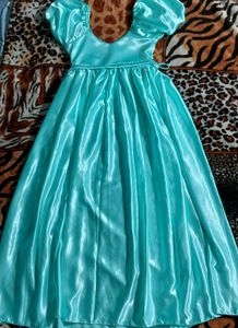 Blue Ball  Gown Dress