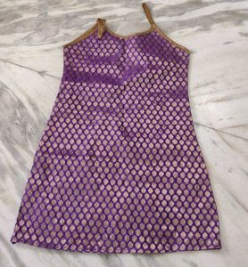 Benarasi Sleeveless Kurta