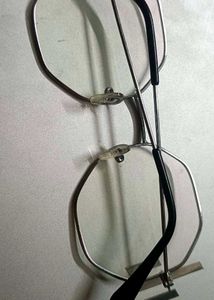 Silver frame Hexagon Sunglasses