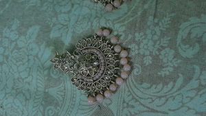Elegant Kundan-Style Chandbali Earrings
