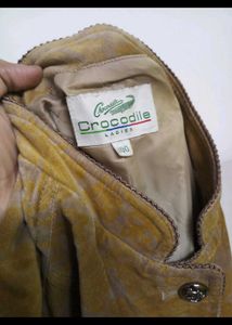 Crocodile Velvet Suede Type Jacket