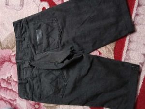Men&#39;s Black Denim Shorts