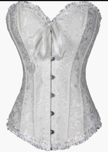 Elegant White Corset Top