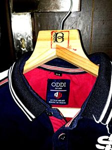 Audi Color Block Polo Shirt - Y2K Style