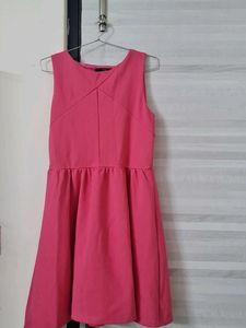 Pink Fit & Flare Dress