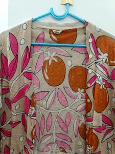 Floral Print Cardigan
