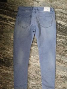 men&#39;s blue denim pants
