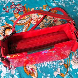 Leather Gloss Sling Bag