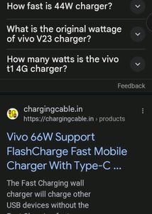 Vivo V27 Original 66w Flash Charger