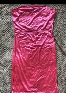 Neon Pink Cut Out Dress