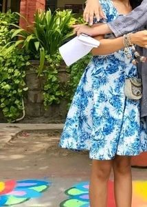 Blue Dress (Size-XS)