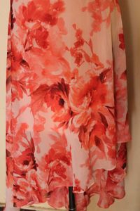 Floral High-Low Halter Dress