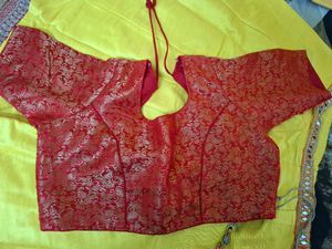 Bespoke Bridal Raw Silk Lehenga Bust 40 inch