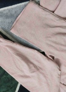 Cute pink long sleeve top