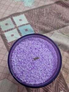 Purple Scented Candle