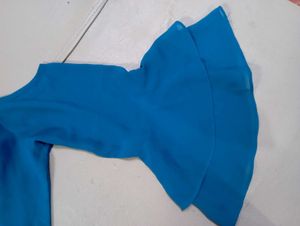 Eavan Blue Solid Top