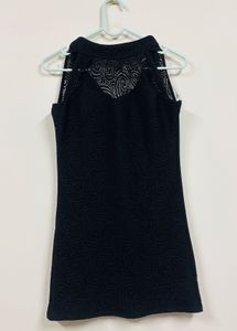 Black Lace Mini Dress