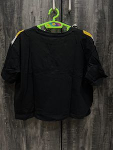 JUNEBERRY Women Colorblock Round Neck T-shirt