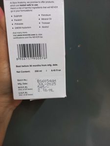 Sealed Bare Anatomy Anti-Hair Fall Shampoo