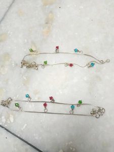 Kids Pure Silver Anklets