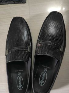 Ajanta Black Loafers