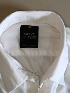 White Shirt Lion Embroidery