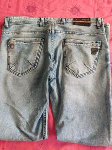 34 Inch Blue Denim Jeans