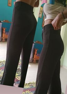 Black Straight Trouser