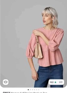 Balloon Sleeves Peplum Only top