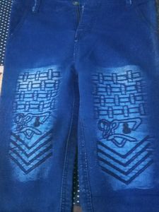 Embroided Work Jeans.