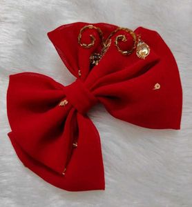 Bow Hair Clips (Set of 3)