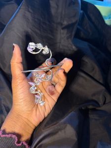 rose quartz arm cuff