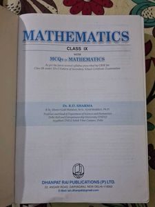 R.D. Sharma Mathematics Class IX