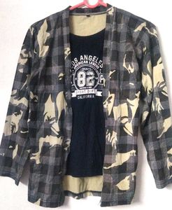 Cool Camo Coat+tshirt🛹💕