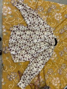 Floral Print Long Sleeve Top